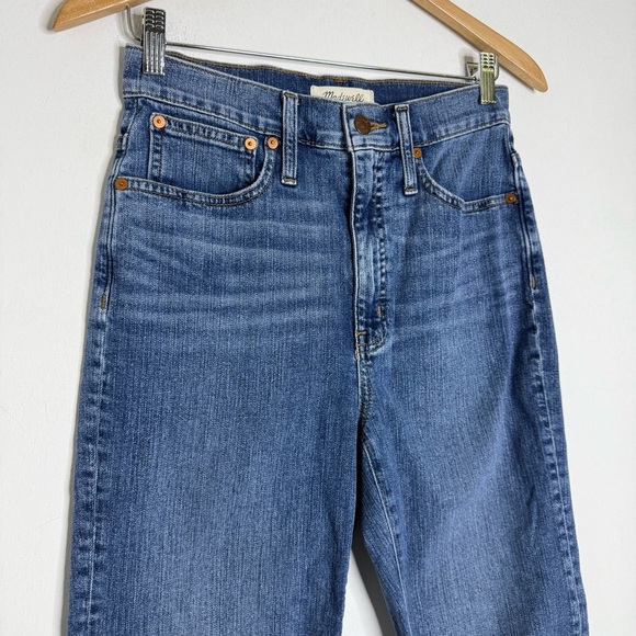 Madewell Women’s Classic Straight Jean Coldbrook Wash High Rise Size 26 - Picture 8 of 10
